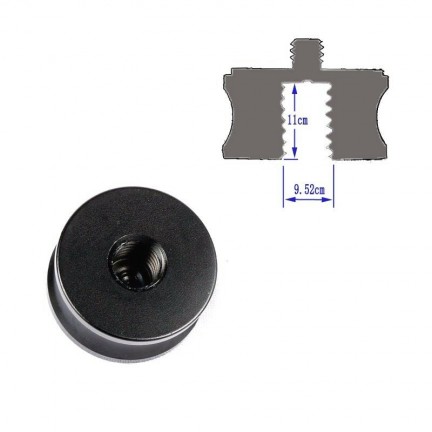 2pcs of 1/4 Female to 3/8 Male Adapter