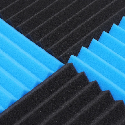 Black&Blue Soundproofing Acoustic Foam 1inch X 12 X 12 inch