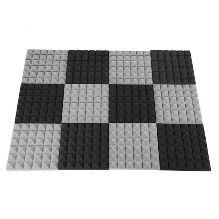 Black&Grey Charcoal Acoustic   Foam