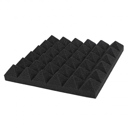 Black&Yellow Charcoal Acoustic Foam