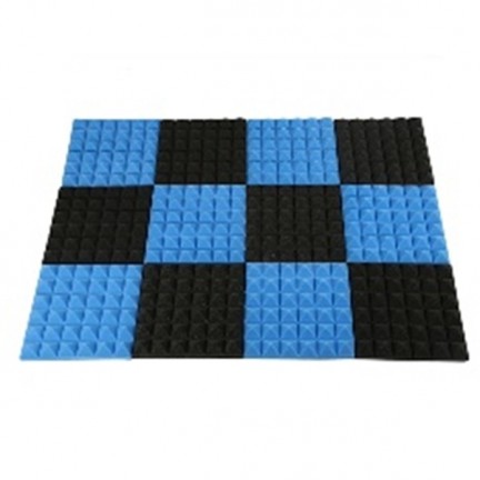 Black&Blue Charcoal Acoustic   Foam