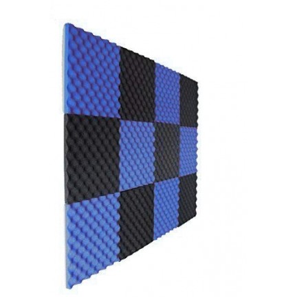 Black&Blue Charcoal Acoustic   Foam