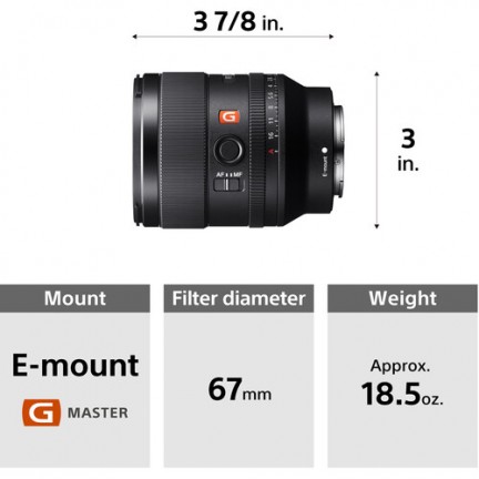 Sony FE 35mm f/1.4 GM Lens