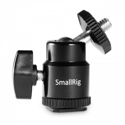 SmallRig Camera Hot Shoe Mount with 1/4"-20 Screw Ball Head