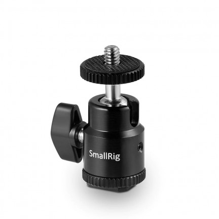 SmallRig Camera Hot Shoe Mount with 1/4"-20 Screw Ball Head