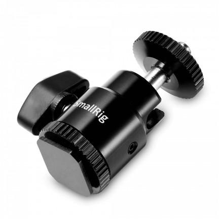 SmallRig Camera Hot Shoe Mount with 1/4"-20 Screw Ball Head