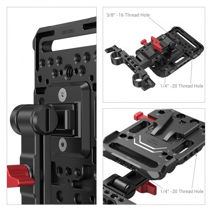 SmallRig V Mount Battery Plate with Adjustable Arm