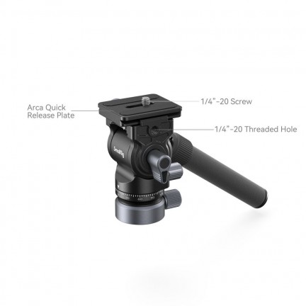 SmallRig Video Head with Leveling Base CH20