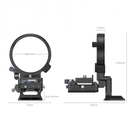 SmallRig Rotatable Horizontal-to-Vertical Mount Plate Kit for Sony a7 III / a7 IV / a7R III / a7R IV /  a7R V / a7S III / a1 / a9 II / FX3 / FX30