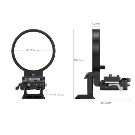 SmallRig Rotatable Horizontal-to-Vertical Mount Plate Kit for Nikon Z Series Z5 / Z6 / Z7 / Z6II / Z7II / Z8 