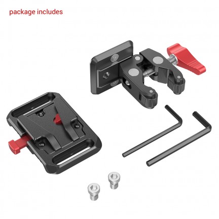 SmallRig Mini V Mount Battery Plate with Crab-Shaped Clamp