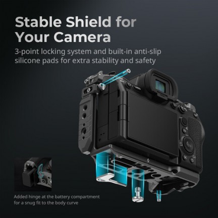 SmallRig HawkLock Quick Release Cage for Sony a7R V a7 IV a7S III a1 & a7R IV