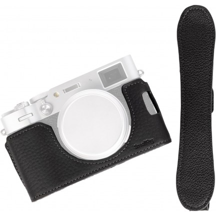 SmallRig Leather Half Case Kit for FUJIFILM X100VI (Black)