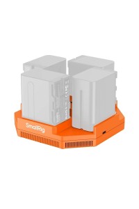 SmallRig NP-F550 F570 F750 F970 4-Channel Camera Battery Charger 