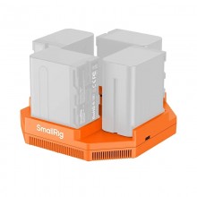 SmallRig NP-F550 F570 F750 F970 4-Channel Camera Battery Charger 