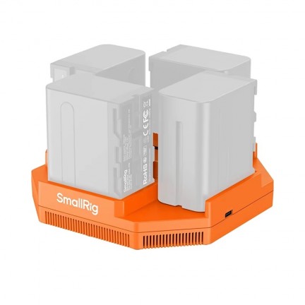 SmallRig NP-F550 F570 F750 F970 4-Channel Camera Battery Charger 