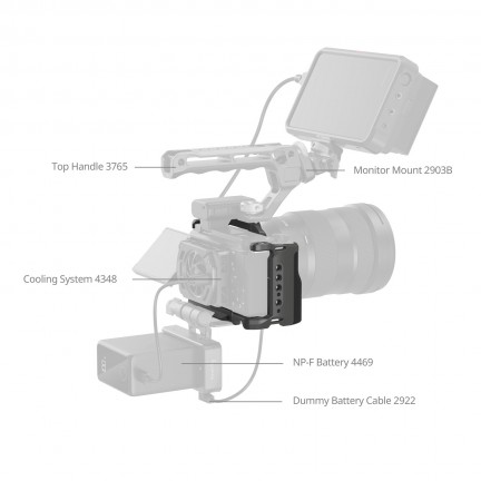 SmallRig HawkLock Quick Release Cage Kit for Sony ZV-E10 II