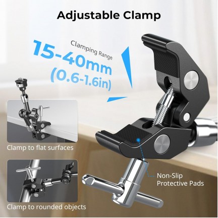 SmallRig Magic Arm with Crab-Style Clamp (7")
