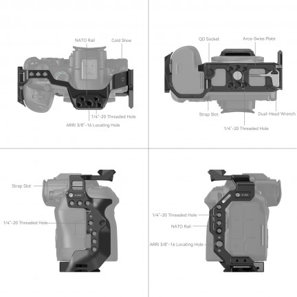 SmallRig Cage for Canon EOS R6 Mark II