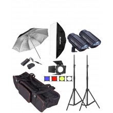 NiceFoto TB300-300W Mini Studio 2-Flash Kit