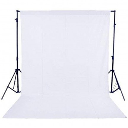 NiceFoto TB300-300W 2-Mini Studio Flash With White Background And Backdrop Stand