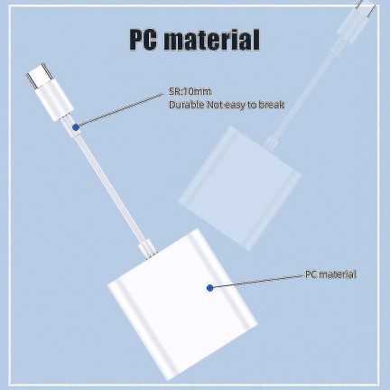 USB 3.1 Type C To TF/SD Card Micro Camera Reader OTG Adapter Cable