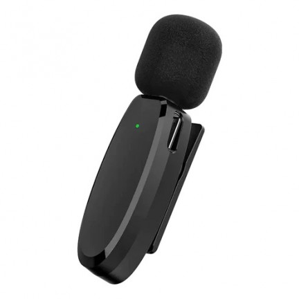 Ulanzi V6 3-in-1 Plug-Play Wireless Lavalier Microphone for iPhone/Android/Tablet/Camera