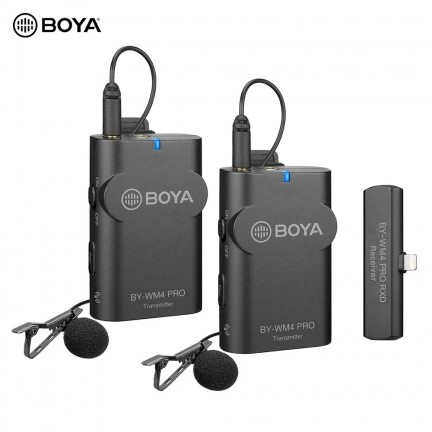 BOYA BY-WM4 PRO-K4 2.4G Wireless Microphone System