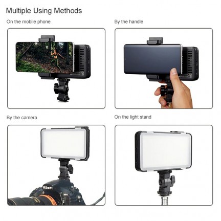 LED M150 Video Light With Desk Arm Tripod Stand