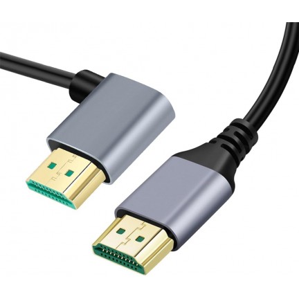 8K UHD HDMI TO HDMI Left 0.5m Cable