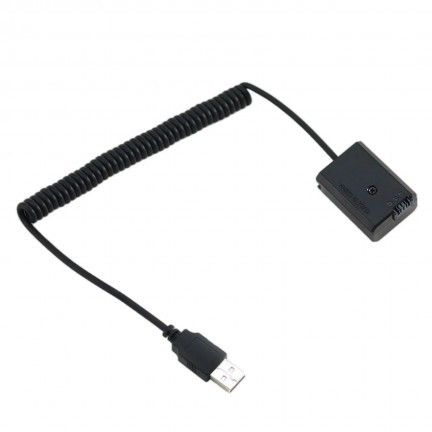 USB Cable To NP-FW50 Regulated Dummy Battery Cable