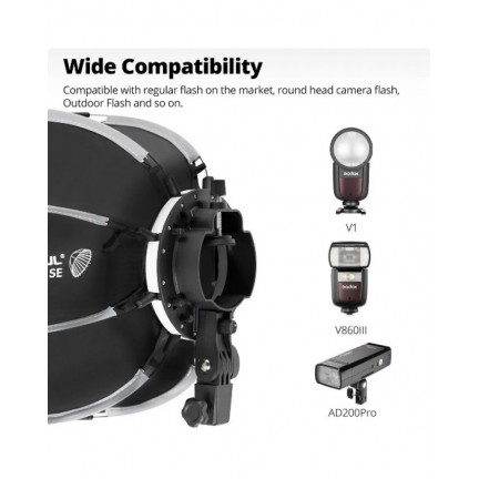 AMBITFUL PF40 SE mini Speedlite Portable Octagon Umbrella Softbox