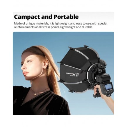 AMBITFUL PF40 SE mini Speedlite Portable Octagon Umbrella Softbox