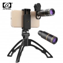 Apexel Phone Camera Clip on Lens Kit 16X Telephoto Lens