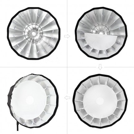 Godox 120cm / 47.2" Parabolic Round Softbox Light P120H