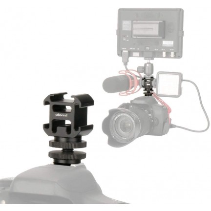 Ulanzi 3 Cold Shoe On-Camera Mount Adapter 