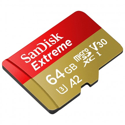 SanDisk 64GB Extreme microSDXC Memory Card