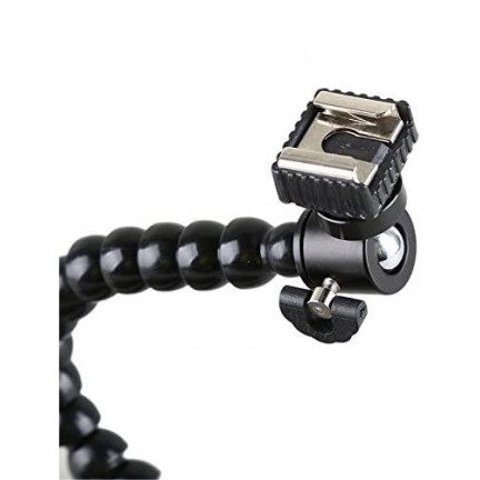 Flexible Magic Arm Camera Flash Bracket Mounting with Standard Hot-shoe