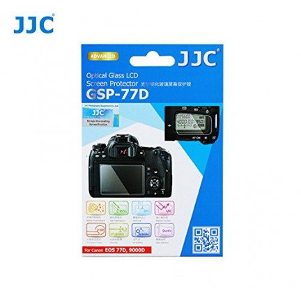 JJC For CANON EOS 77D Ultra-thin LCD Screen Protector Camera Display Cover