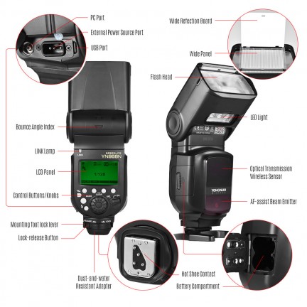 Yongnuo YN968N TTL Speedlite for Nikon Cameras