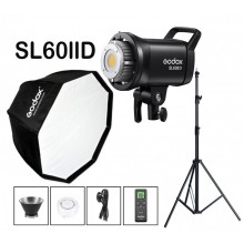 Godox SL60IID LED Video Light With Softbox/Stand/Remote Kit