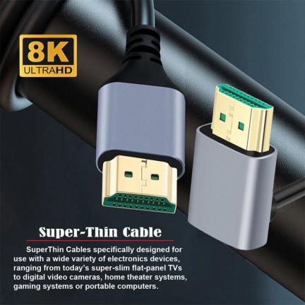 8K UHD HDMI TO HDMI Up 0.5m Cable