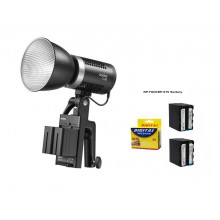 Godox ML60, 60W Handheld LED Video Light and 2 NP970  Battery