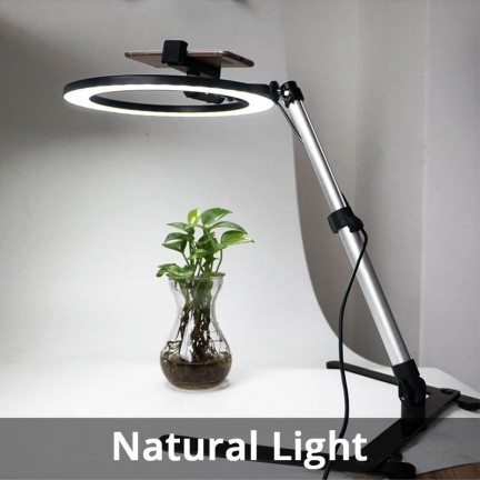 LED Ring Light Annular Lamp Studio Photography with Phone Stand Tripod