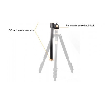 Cadiso QZSD Horizontal Bar Camera Mount Tripod Boom Rotatable