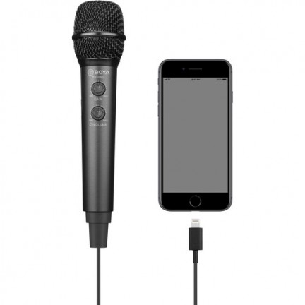 BOYA BY-HM2 Digital Cardioid Condenser Electret Handheld Microphone