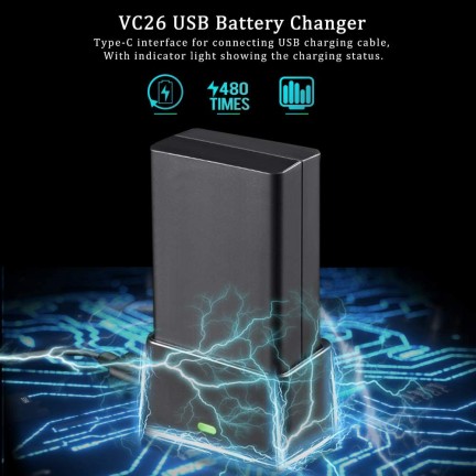 Godox VC26 USB Charger for V1 Battery