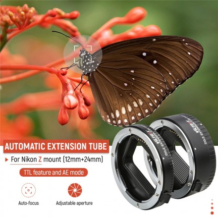 Viltrox DG-Z Auto Focus AF Macro Extension Tube Lens Adapter
