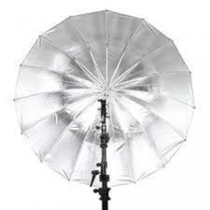 Selens 65" 165cm Parabolic Deep Reflective Umbrella Silver Color 