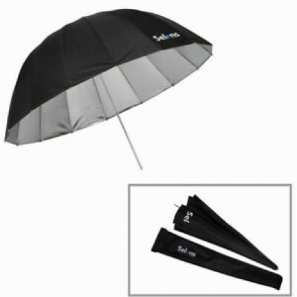 Selens 65" 165cm Parabolic Deep Reflective Umbrella Silver Color 